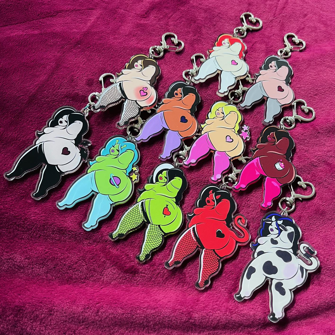 Frankie the Bride Keychain