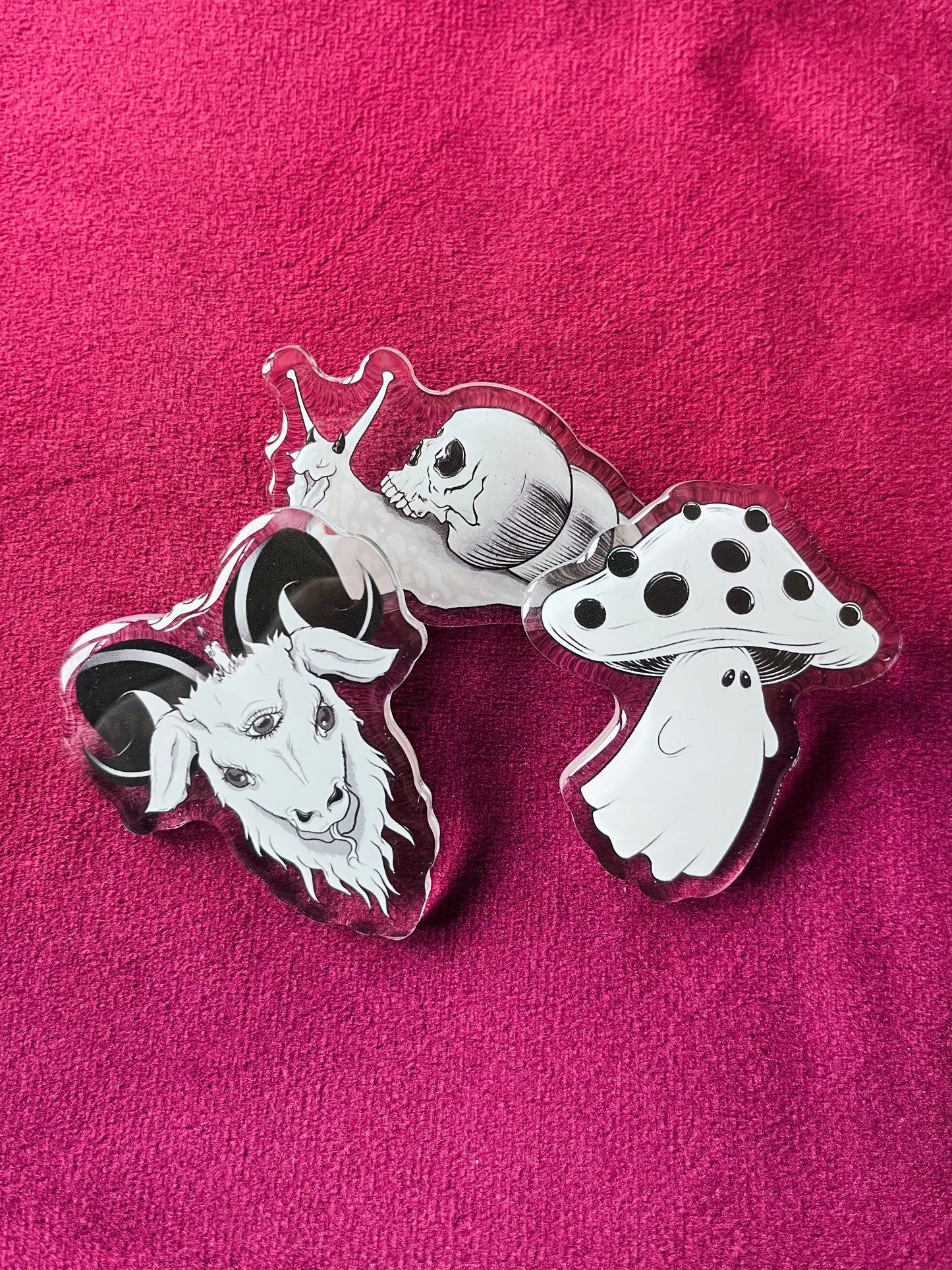 Mushroom Ghost Pin