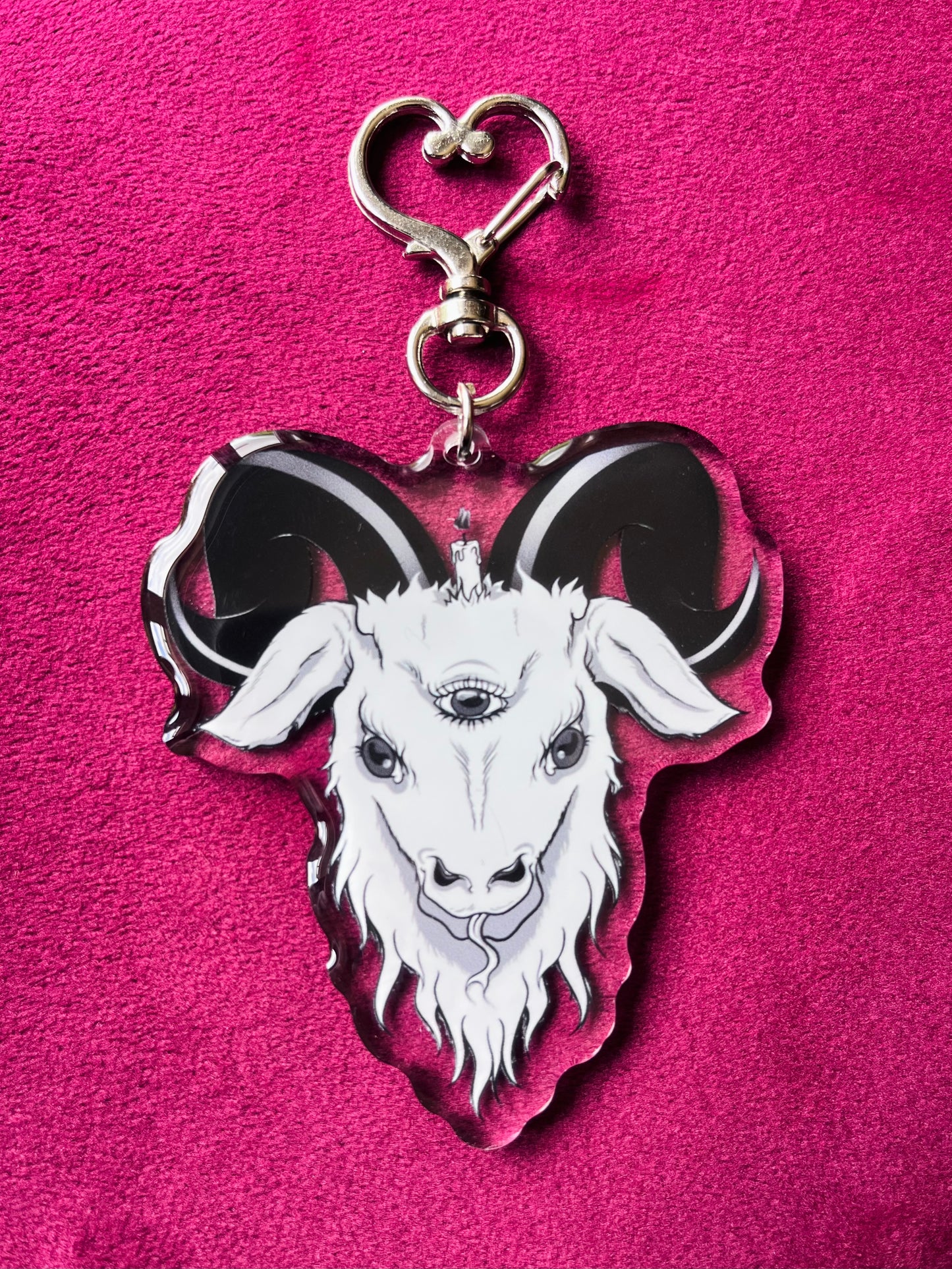 Baphomet Keychain