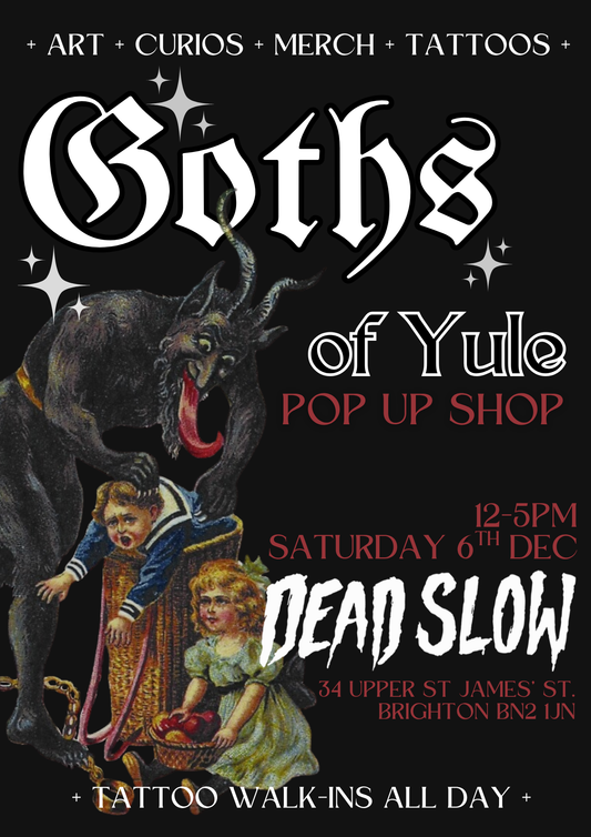 Goths of Yule! Tattoos and Christmas Shopping