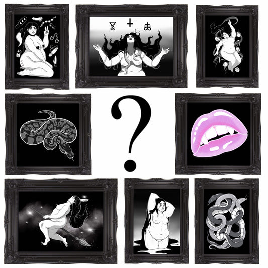 5 Piece Lucky Dip Corpse Wax Art Prints