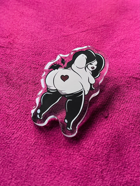 Coraline the Goth (Lover Girl) Pin