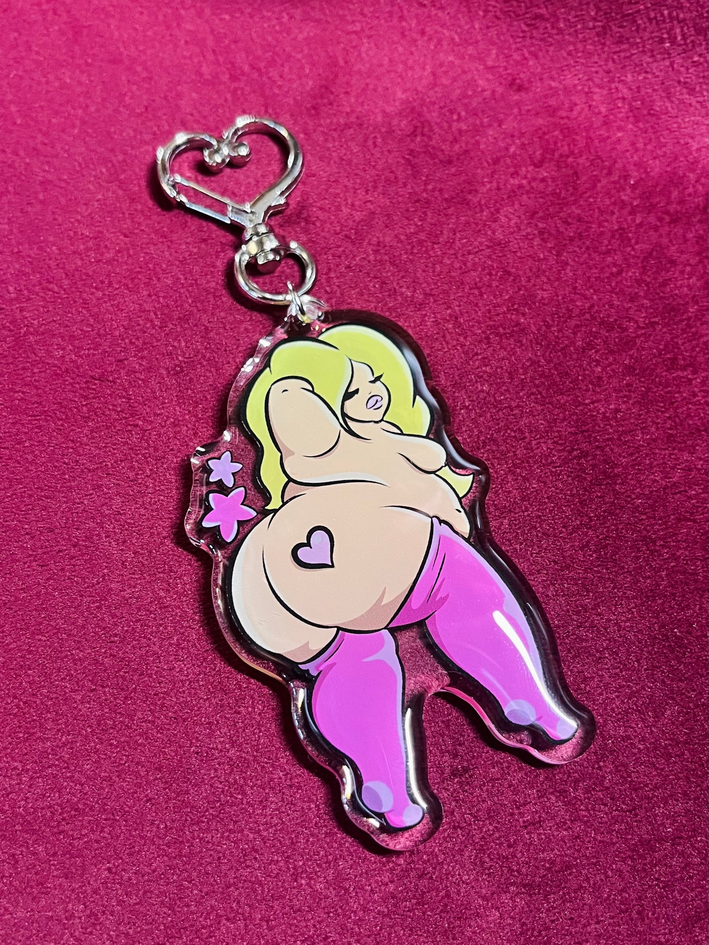 Barbara the Babe Keychain
