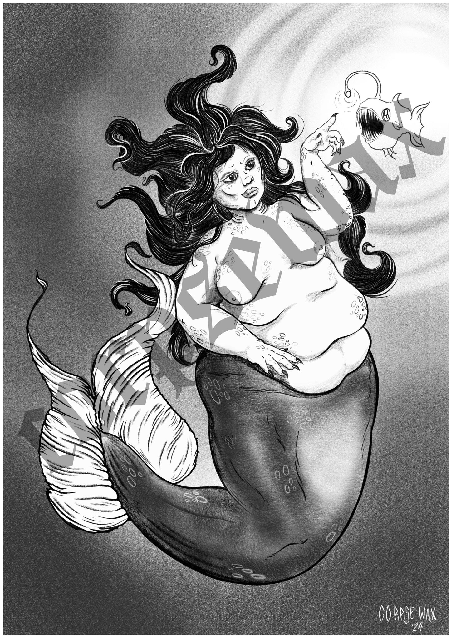 “Stheno” Mermaid Print LIMITED EDITION