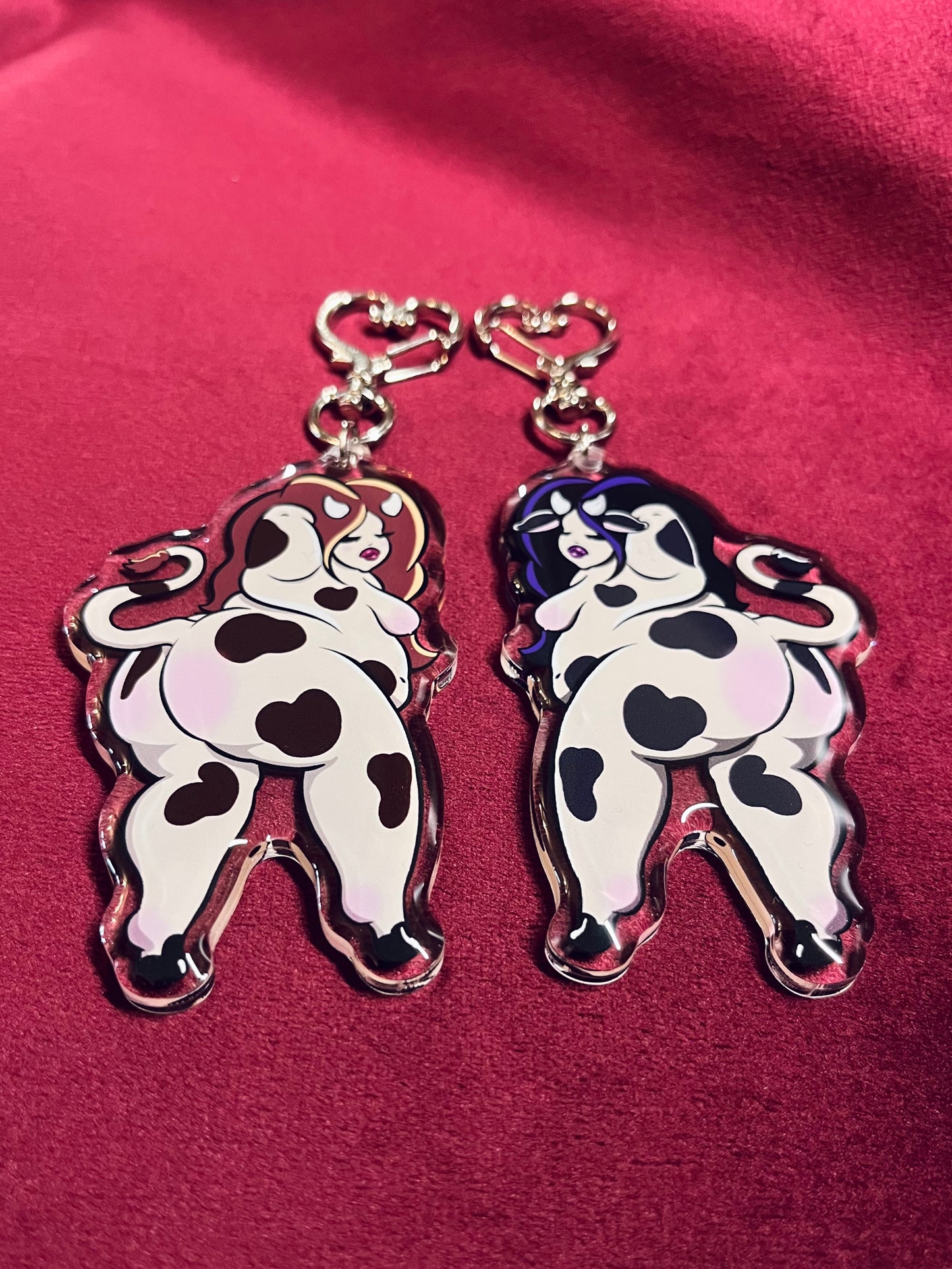 Daisy the Brown Cow Keychain