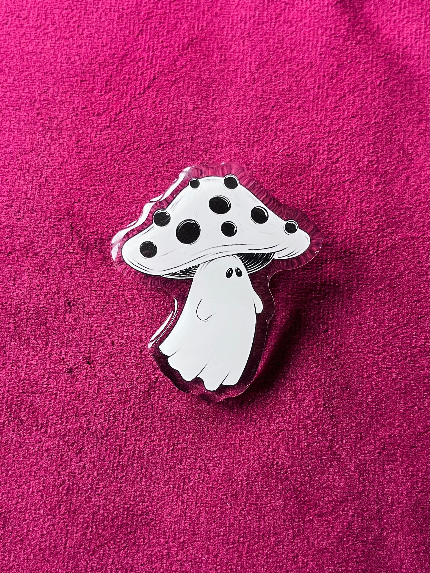 Mushroom Ghost Pin
