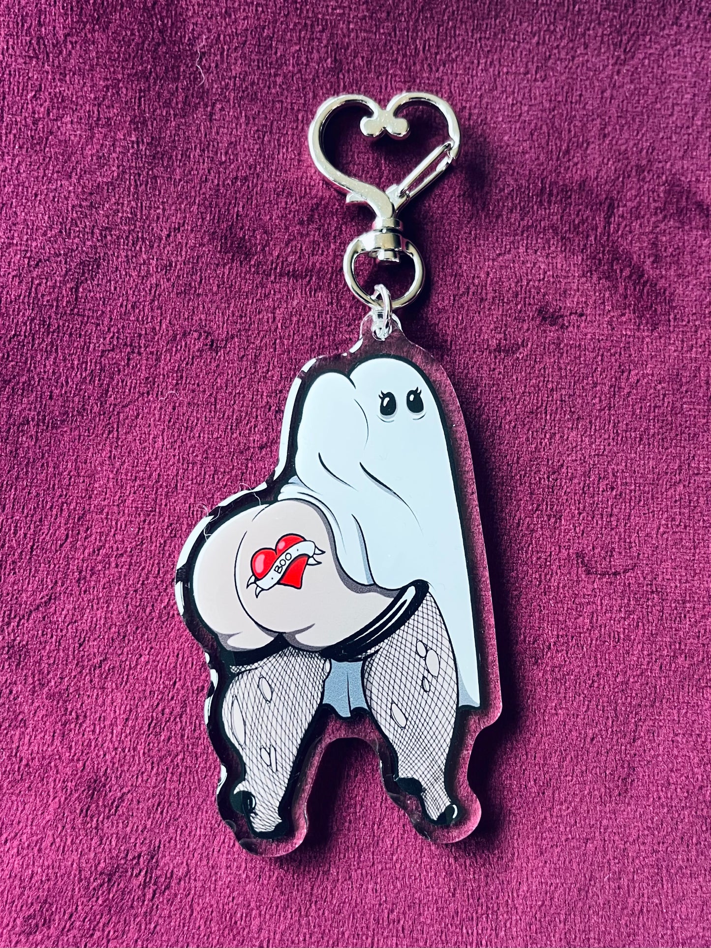 Edna the Ghost Keychain