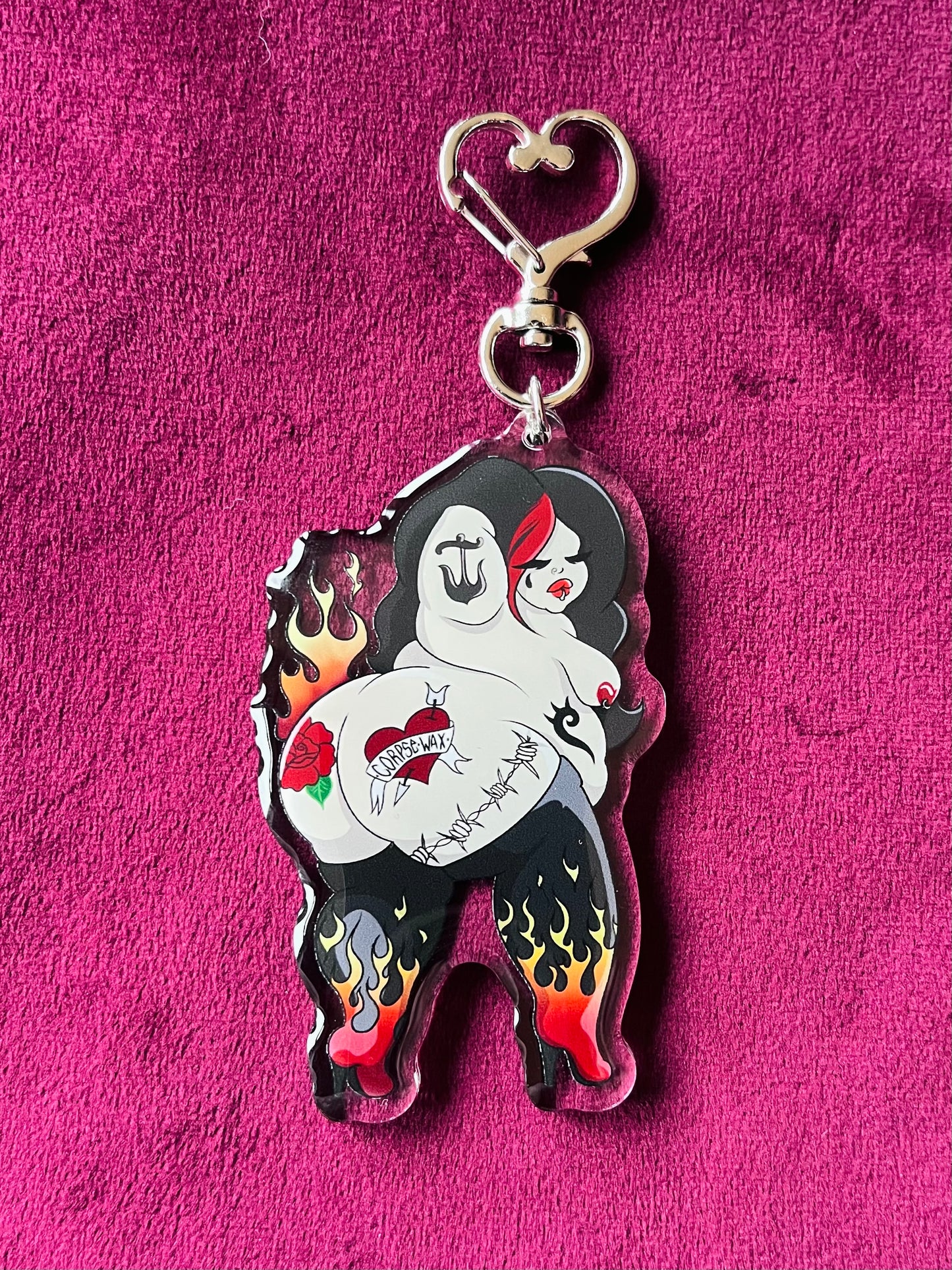 Harley the Biker Keychain