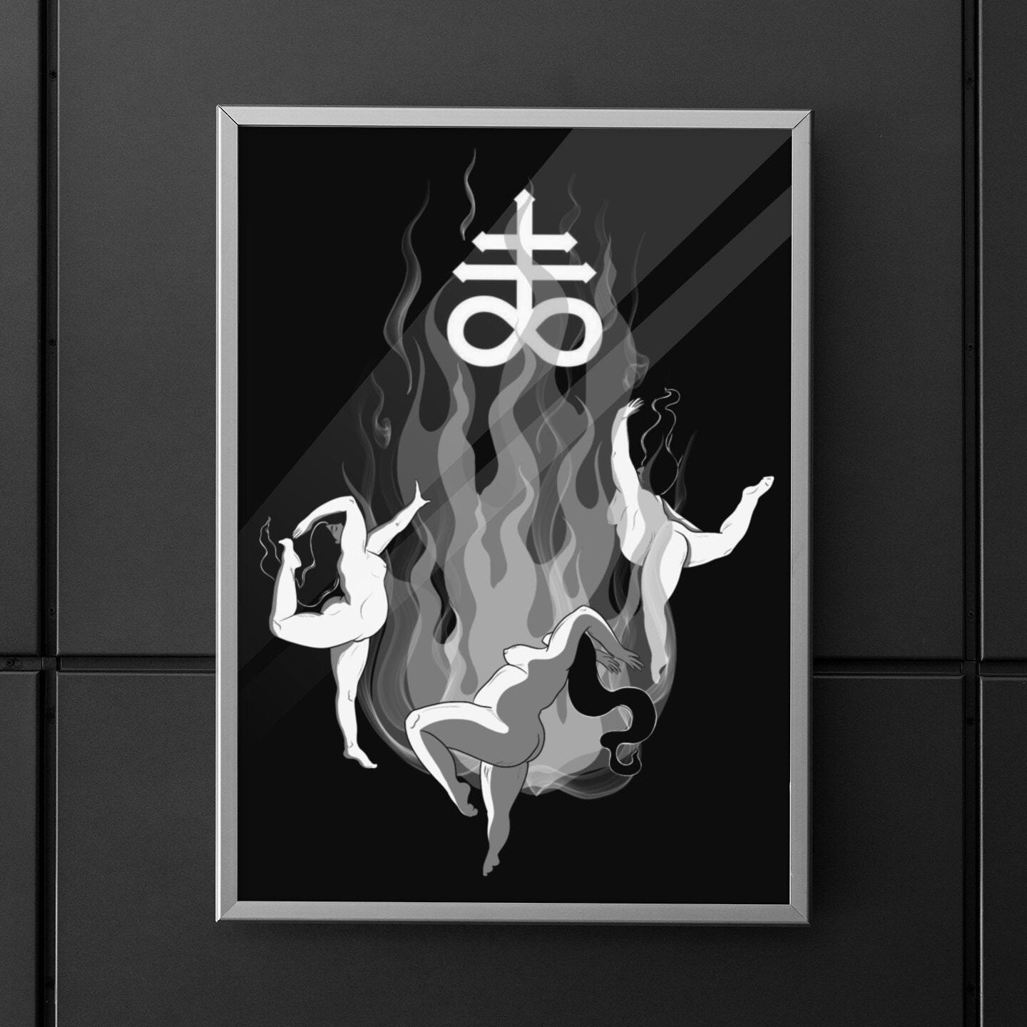 Dances with Fire Art Print