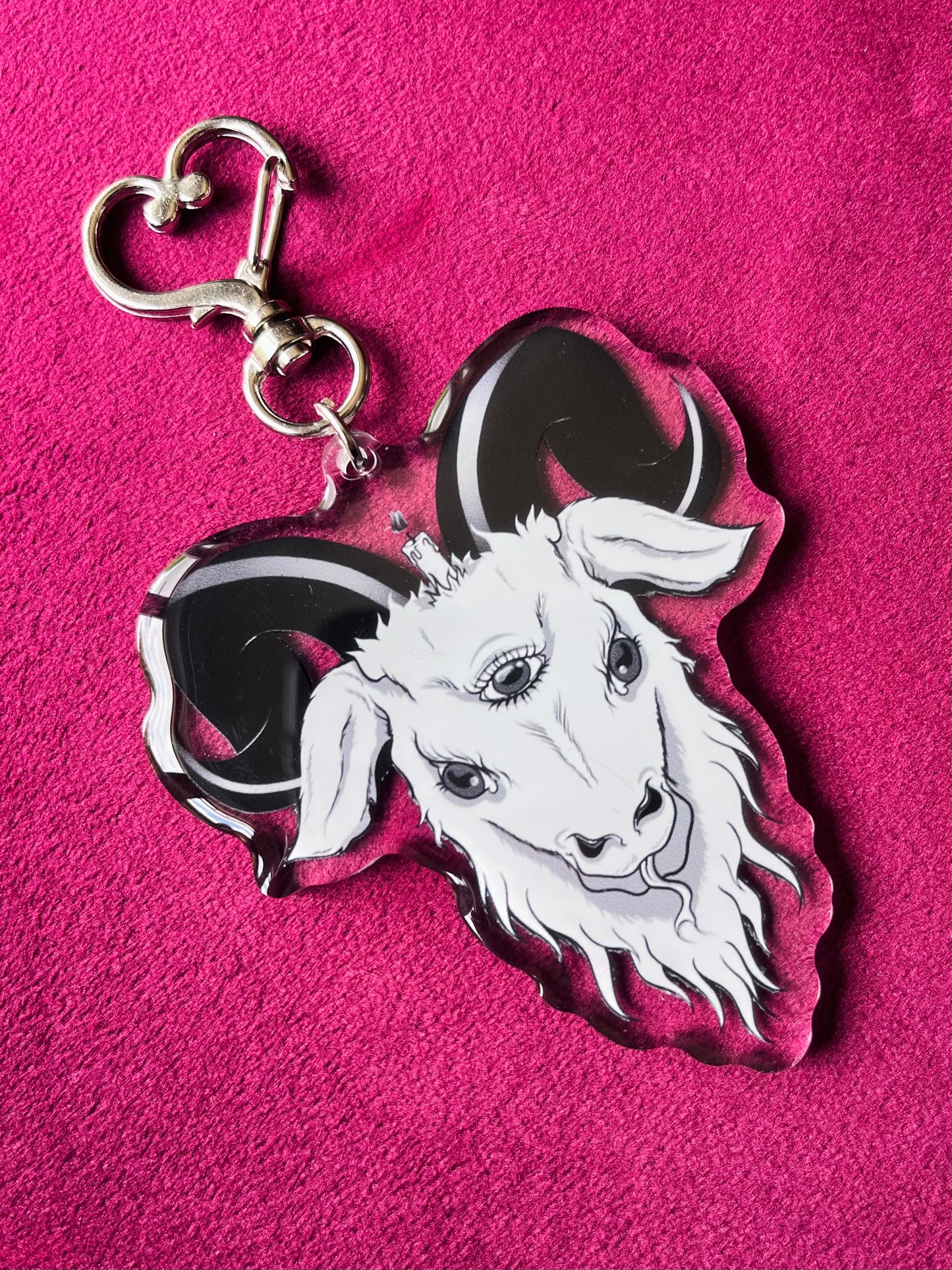 Baphomet Keychain