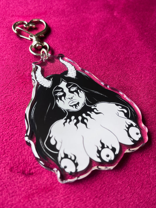 Three Tits Keychain