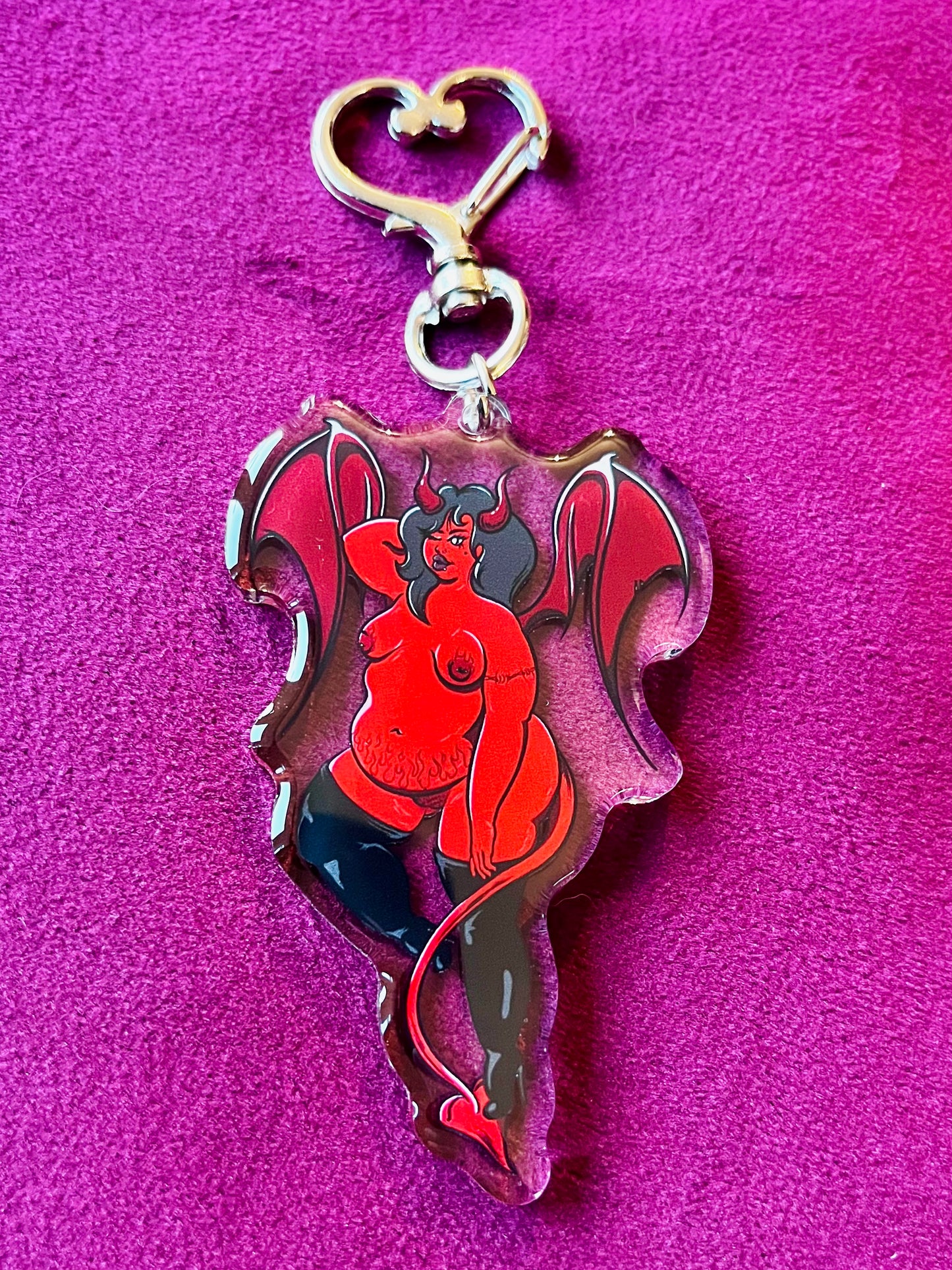 Succubus Keychain