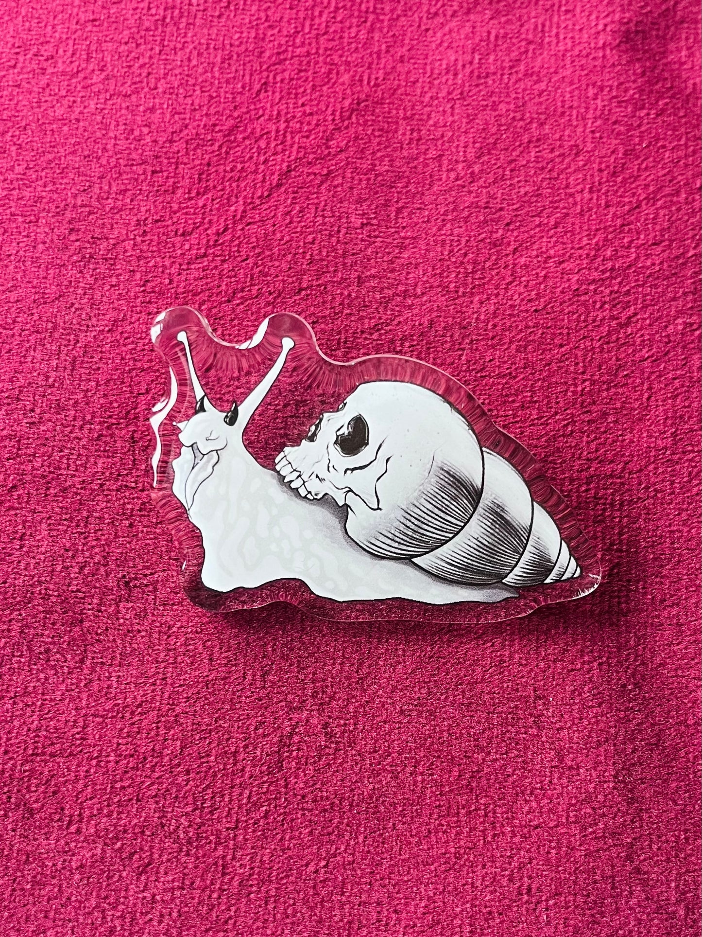 Snull (Snail-Skull) Pin