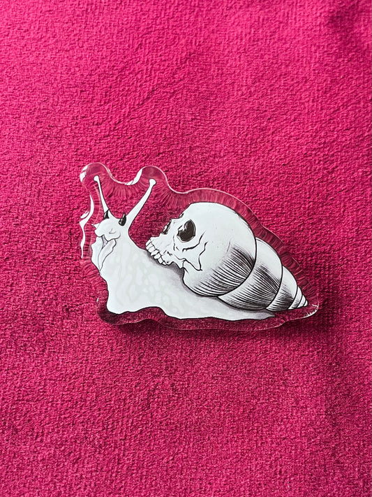 Snull (Snail-Skull) Pin