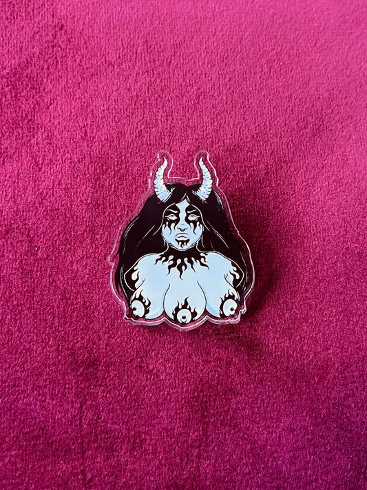 Three Tits Pin