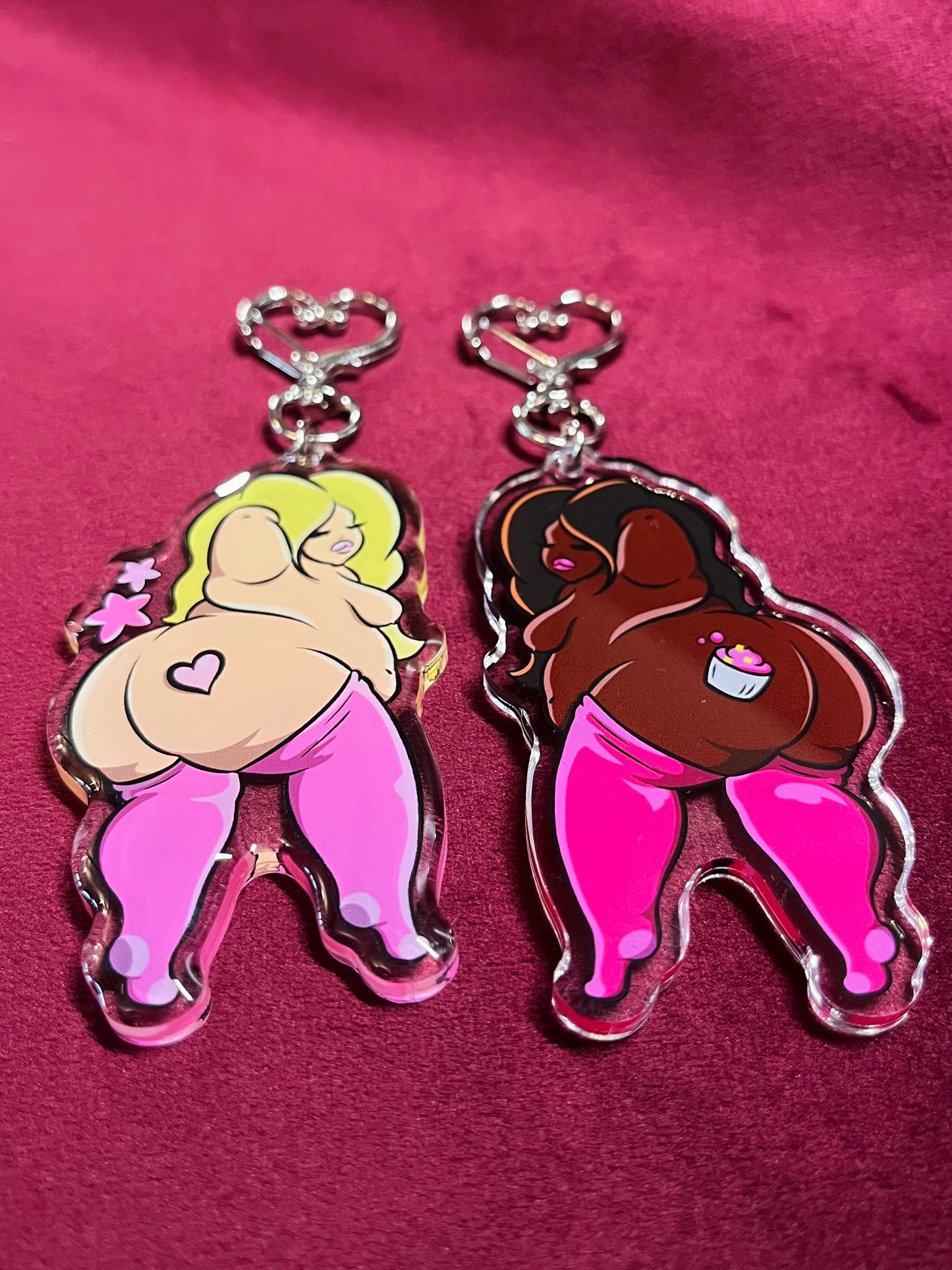 Barbara the Babe Keychain