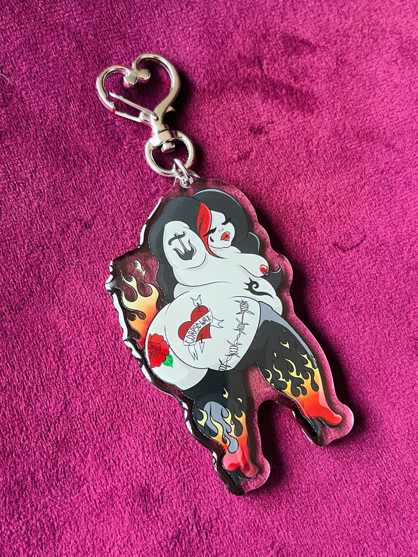 Harley the Biker Keychain