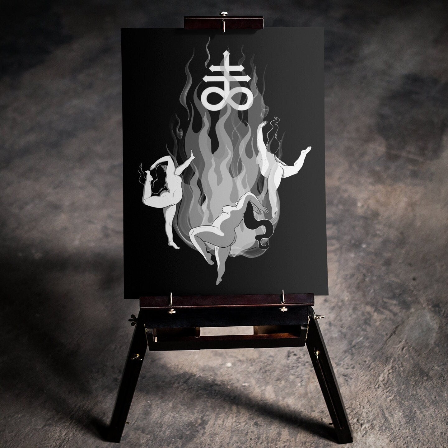 Dances with Fire Art Print