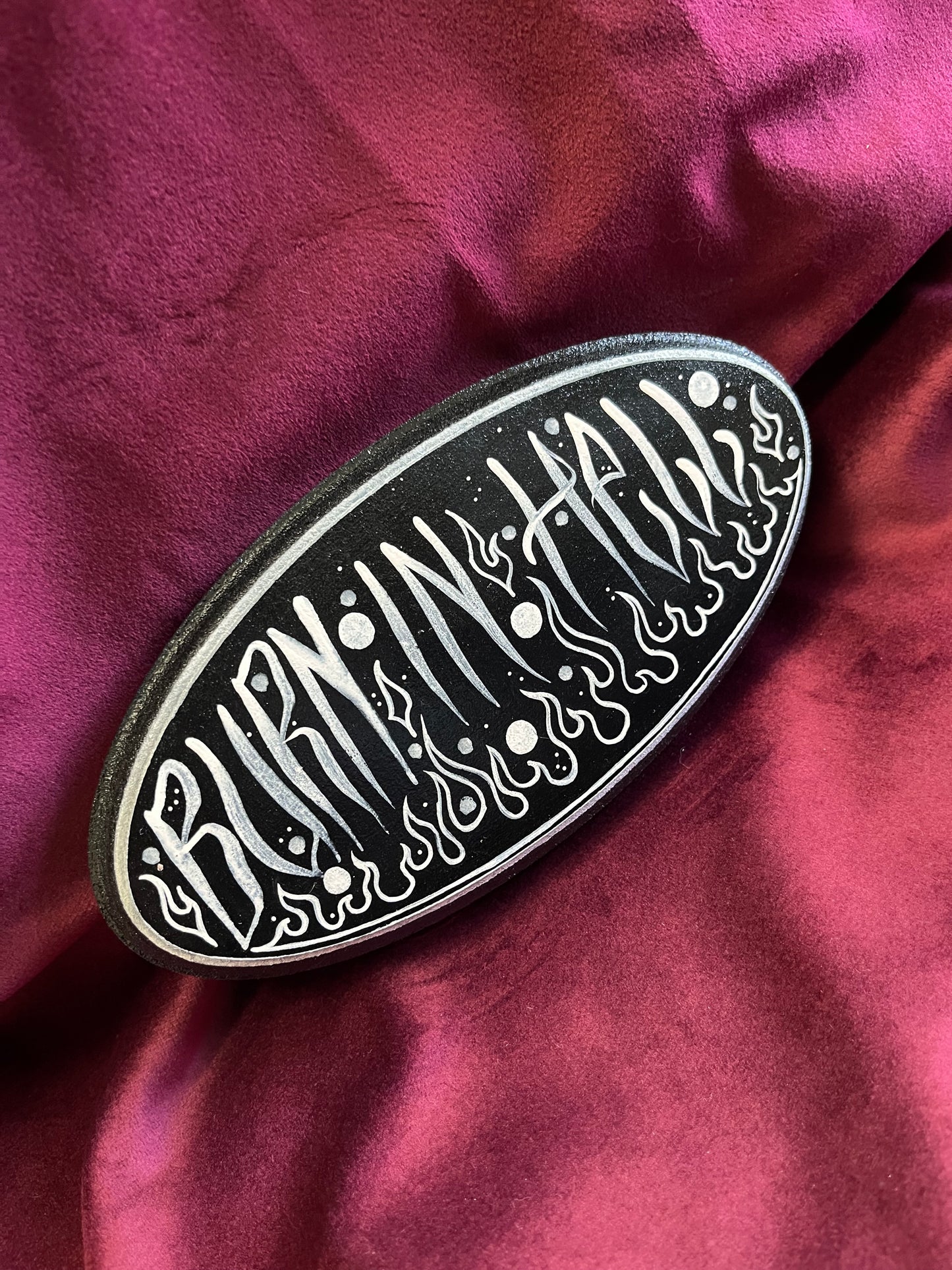 Burn in Hell Wall Plaque
