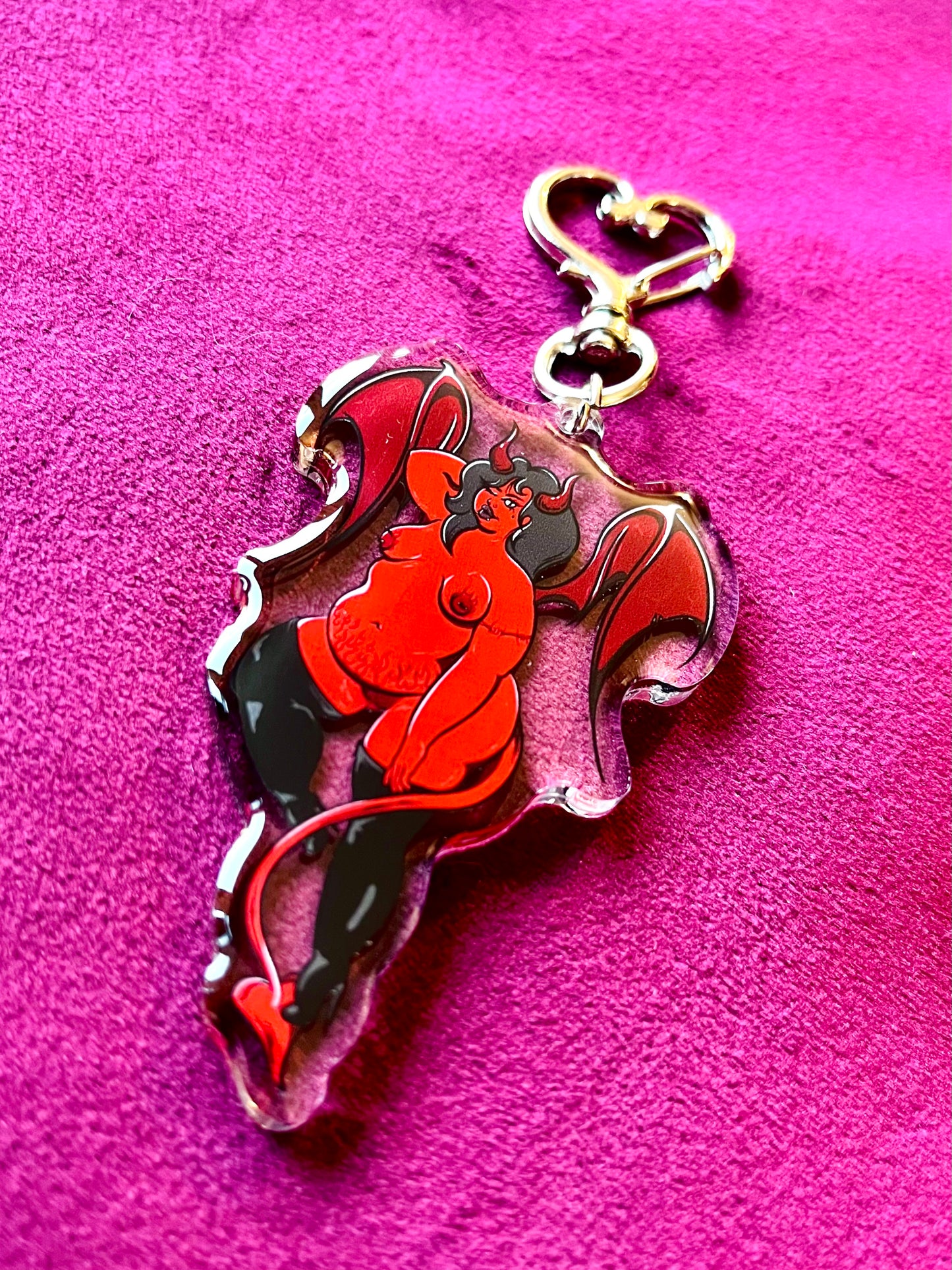 Succubus Keychain