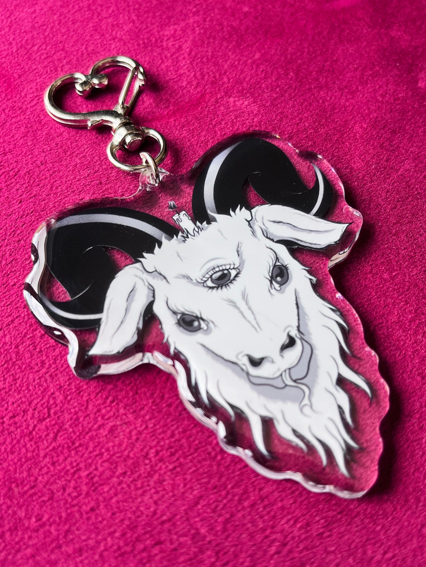 Baphomet Keychain
