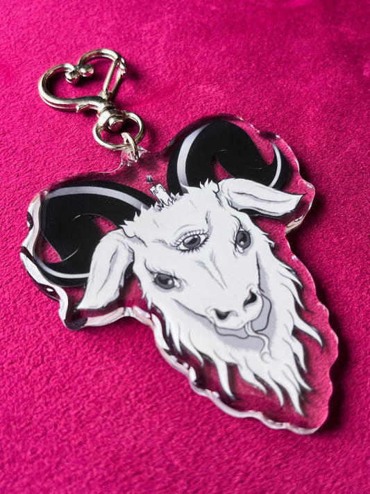 Baphomet Keychain