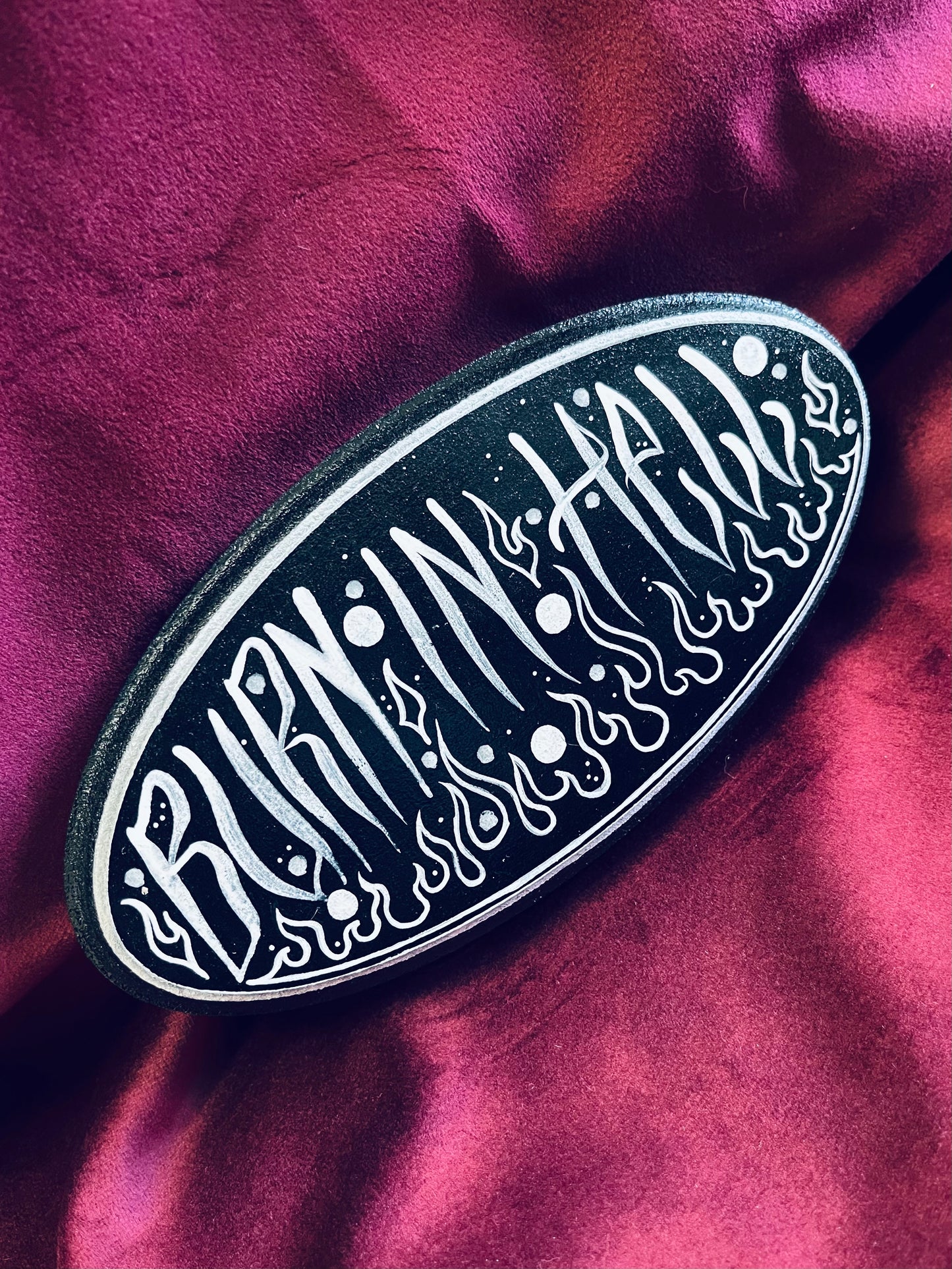 Burn in Hell Wall Plaque