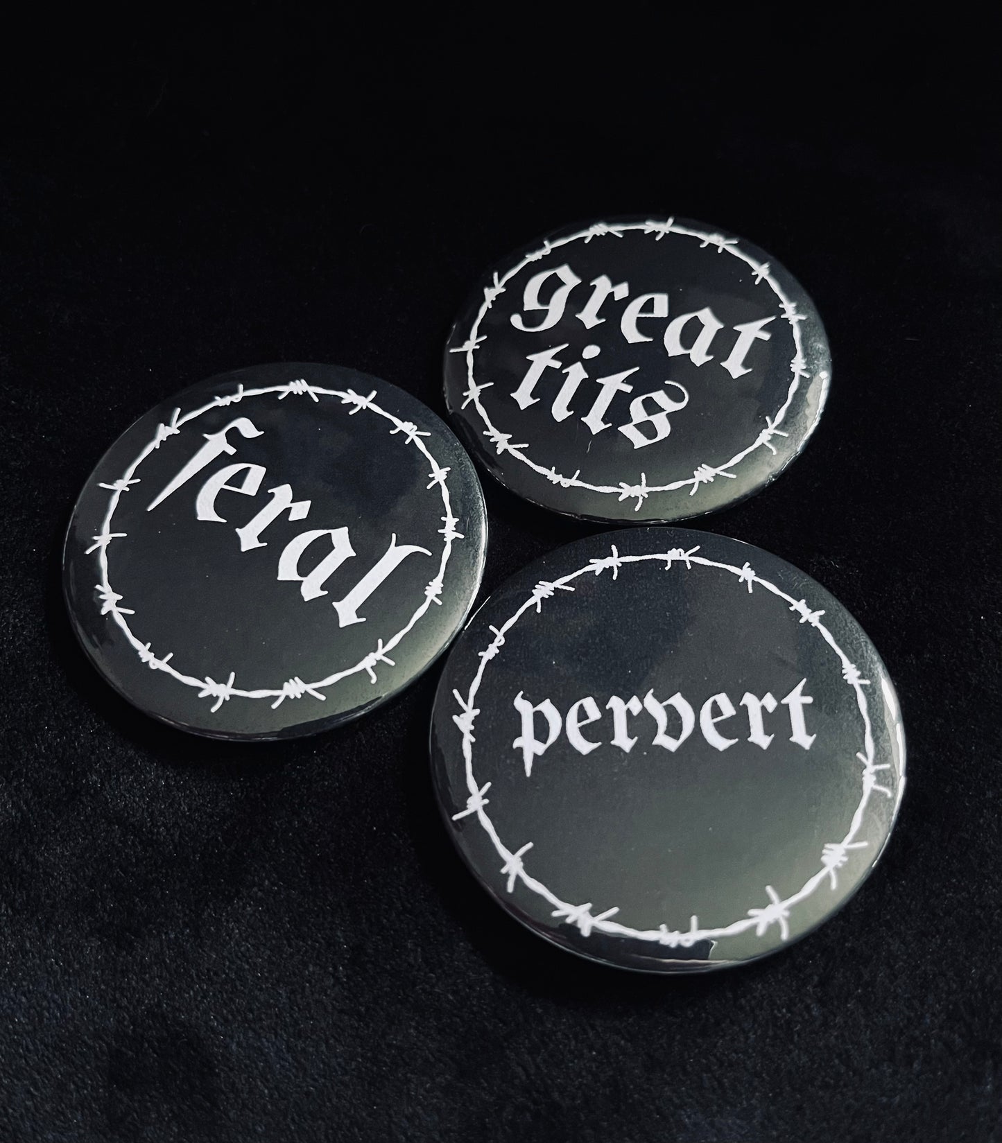 Wall of Filth Trinket - Badge, Mirror, Bottle-Opener Keychain