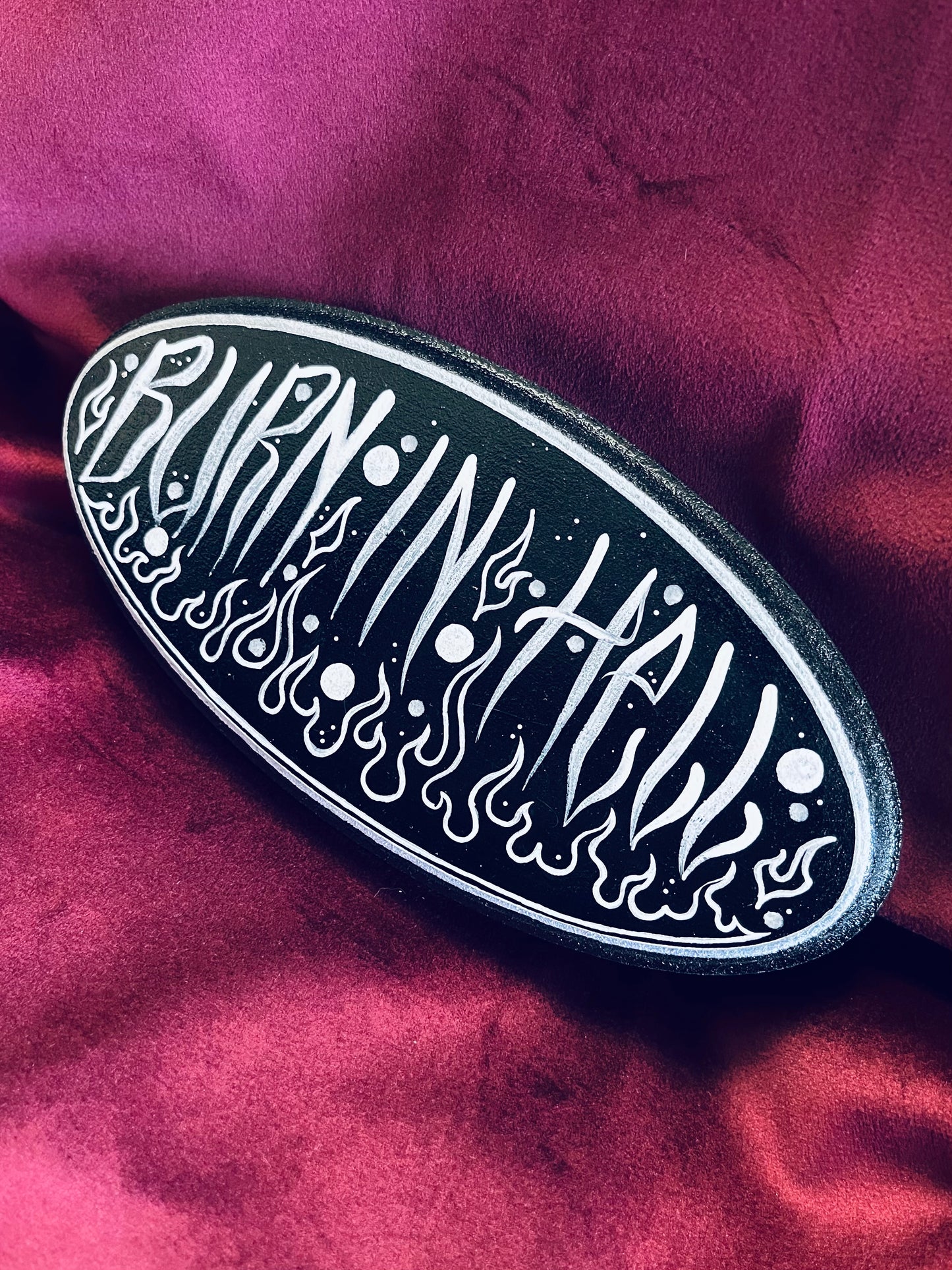 Burn in Hell Wall Plaque