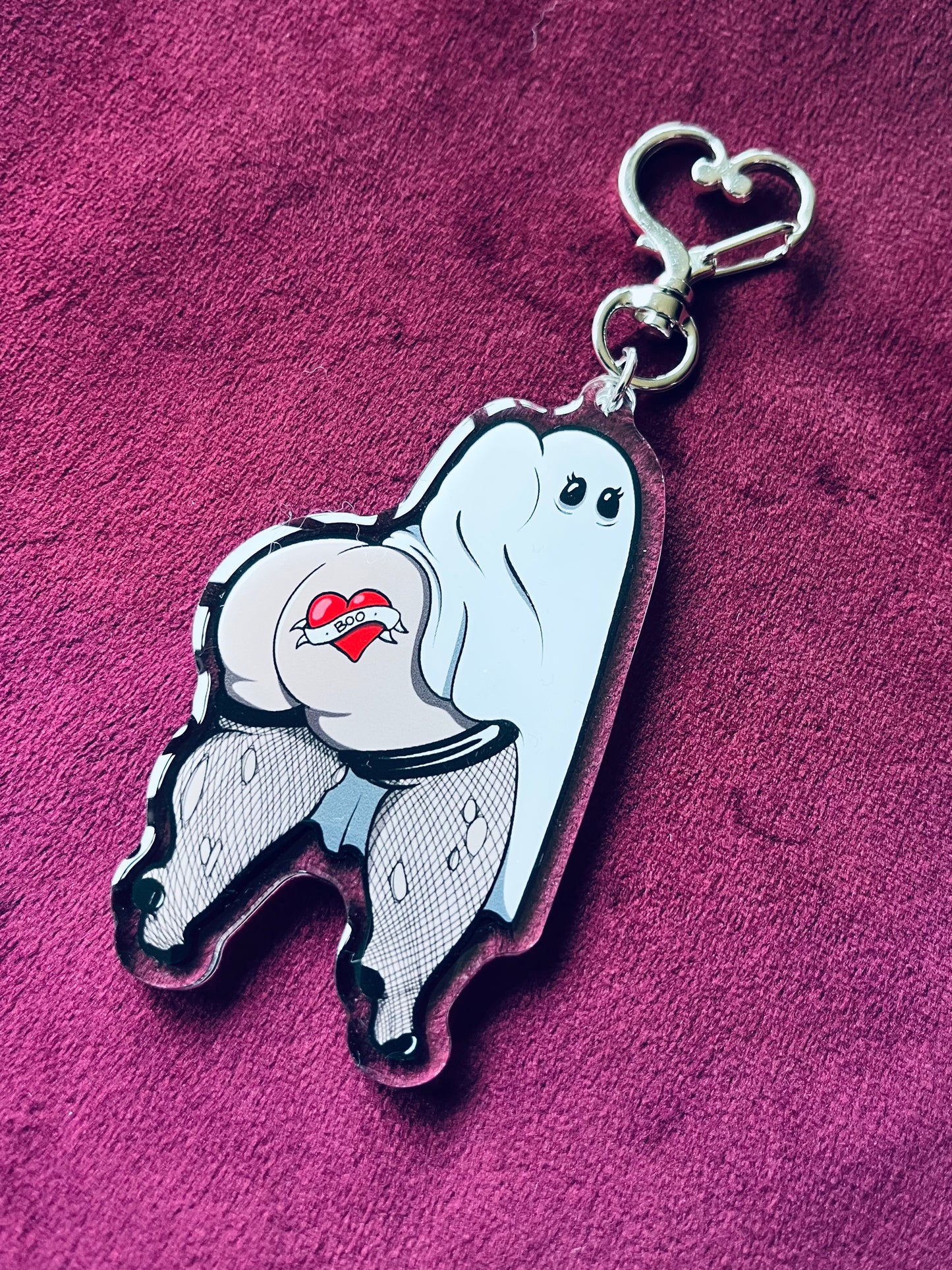 Edna the Ghost Keychain