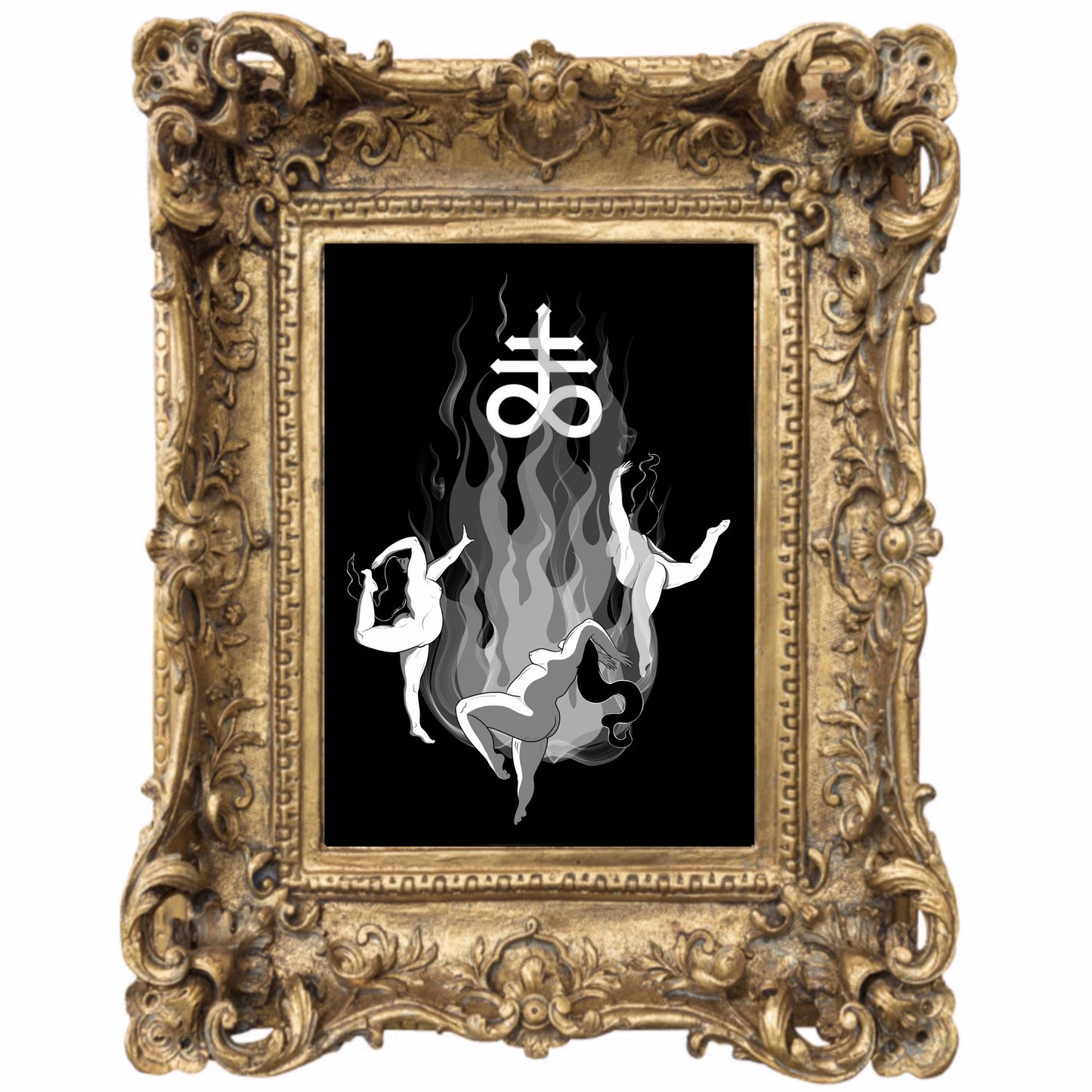 Dances with Fire Art Print
