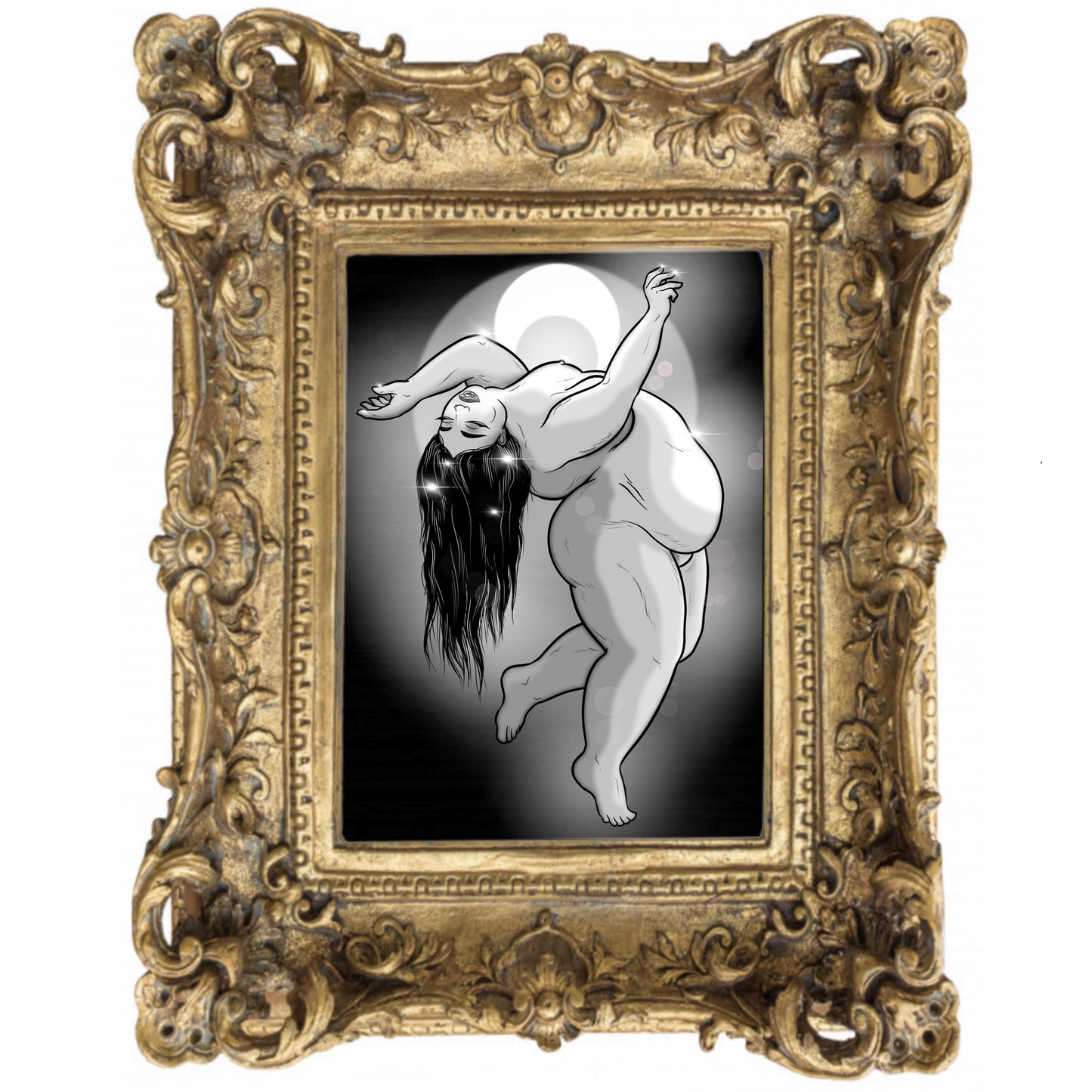 Moon Fallen Art Print