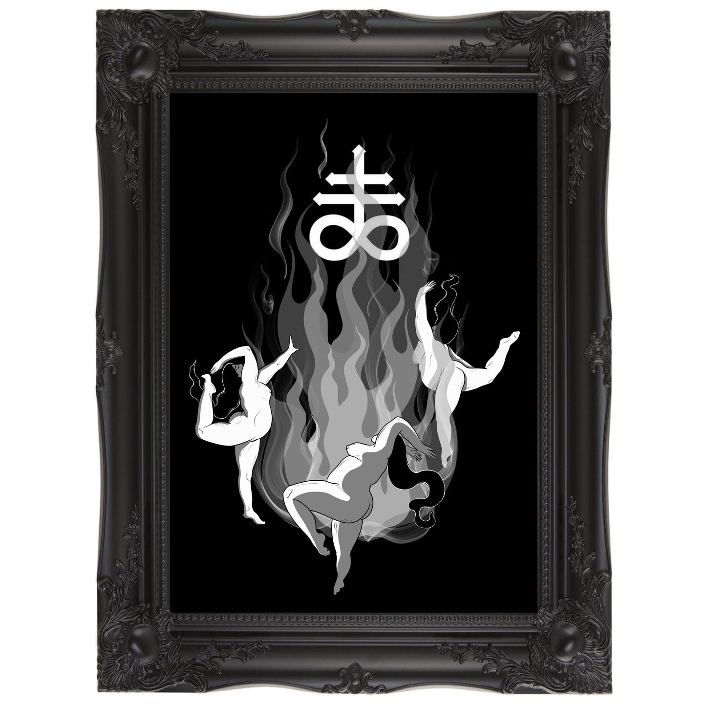 Dances with Fire Art Print